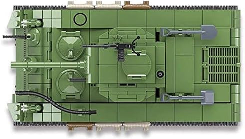General Jim's Military Themed WW2 Building Blocks Tank Set, Sherman Tank for World War 2 Enthusiasts