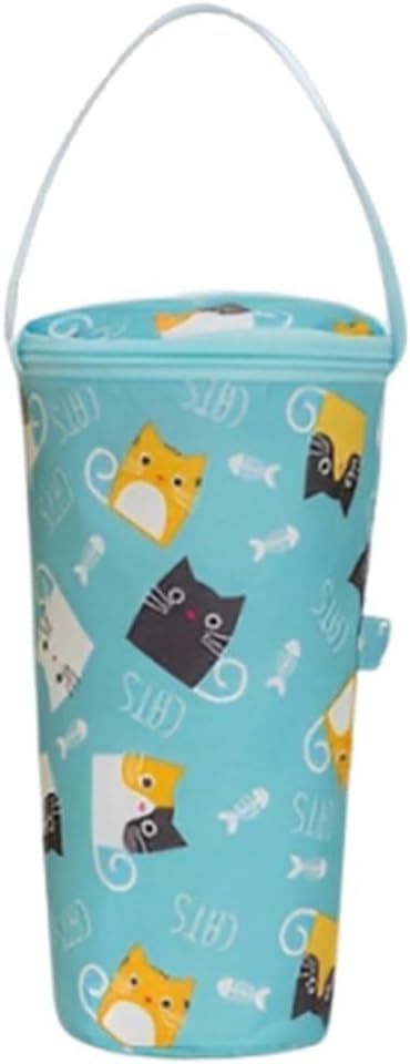 hzzsbu Portable Milk Tea Tote Bag Insulated Baby Bottle Bags Heat Preservation Bag