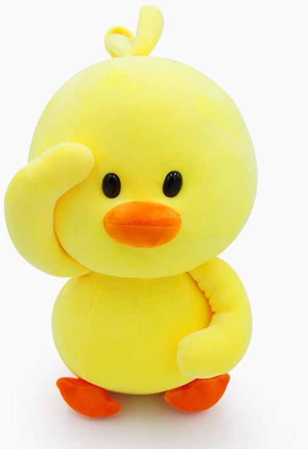 Plush Duck Stuffed Animal, Soft Yellow Duckling Duckie Toy, Funny Gifts for Kids (11 inch)