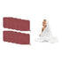 Comfy Cubs Wine Baby Washcloths and White Hooded Towel Bundled