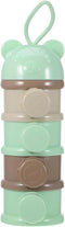 Formula Dispenser: 4 Compartments Stackable Formula Container for Travel - Portable Baby