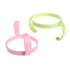 DGFJY 2 Pack 2 Count Baby Bottle Holder Feeding Bottles for Comotomo Easy Cleaning (Pink/Green) Easy Grip Plasic