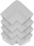 KidKusion Jumbo Corner Cushion, 4 Pack, Taupe | Made in USA | Furniture and Corner Protector