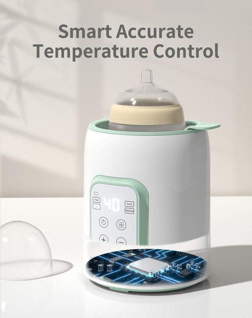 8-in-1 24H Grownsy Baby Bottle Warmer, Fast Baby Milk Warmer with Timer for Breastmilk or Formula, Accurate Temperature