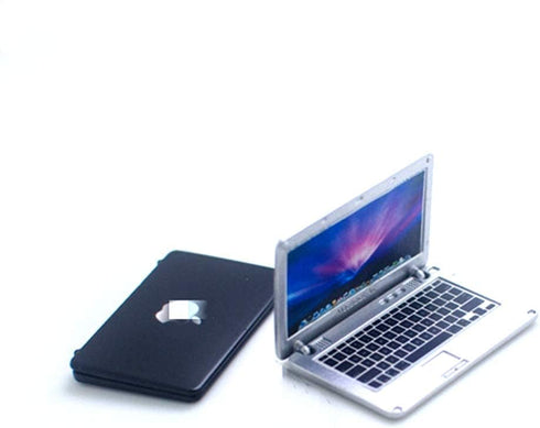 Dollhouse Decoration Accessories, 6 Pack 1/12 1/6 Miniature Scene Model, Mini Laptop, Tablet, and Smart Phone Scene