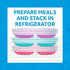 Set 2 5 Re-Play Toddler Feeding includes Divided Plates, Silicone Storage Lid, Utensils - Made in USA - Pcs - Aqua