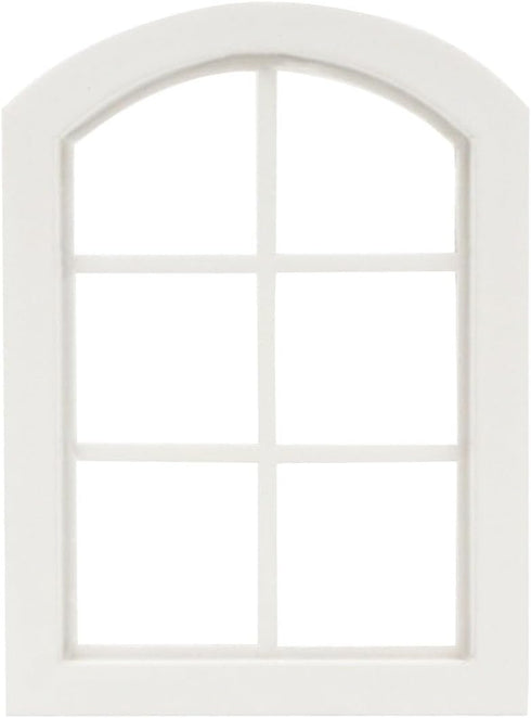 1 12 6-Pane Dollhouse Windows : Scale Miniature Window Frame DIY Mini House Decoration Wooden Fiary Window Model