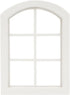 1 12 6-Pane Dollhouse Windows : Scale Miniature Window Frame DIY Mini House Decoration Wooden Fiary Window Model