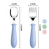 Pimoys 6 Pieces Toddler Spoons Baby Spoons for Self-Feeding, Stainless Steel Kids Spoons with Round Handle