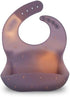 PAPERCLIP Color-Changing Adjustable Silicone Baby Bib - BPA Free, Waterproof, Dishwasher Safe, Aurora Green