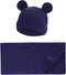 Unisex Baby Swaddle Blanket with Hat Set Newborn Swaddle Receiving Blankets Sleep