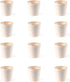 Fun Express Mini Flower Pots Ceramic Set of 12 - Unpainted White