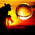 Clear Acrylic Contact Juggling Ball 4" - 100mm, Great for Beginners, Isolations, Body Rolls, and Head Balances