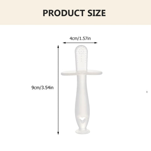 EXCEART 5Pcs Silicone Baby Teething Stick Clear Toddler Teethers Baby Chew Stick for Newborn Baby Healthy Molar Growth Toys