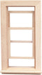 Toyvian 1:12 Scale Wooden Dollhouse Mini Window Frame, Miniature Wooden Furniture for Doll House Decoration
