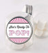 Pink Ready to Pop Baby Shower Stickers | 36 Matte Labels | 2 Inches Round | Baby Shower Stickers