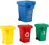 AITING Kids Push Toy Vehicles Garbage Truck's Trash Cans Toys Mini Curbside Vehicle Garbage Bin