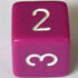 Chessex CHX25427 Opaque Light Purple/White Dice Set, Multicolor
