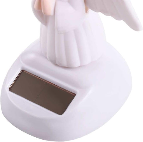 Solar Powered Dancing Angel Figures - Shaking Hand Doll for Car Decoration and Dashboard Decor