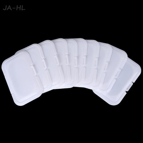 SylvanFactory 1/5/10pcs Hot! Reusable Baby Wipes Lid Wet Cover Portable Child Tissues Box Mobile Paper Tissue Box(C)