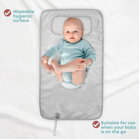 Hamur Home Portable Changing Pad Waterproof, Washable & Easy Wipe Clean, Foldable Travel Baby Changing Mat for Diaper