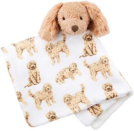 Mud Pie Doodle Dog Woobie, Tan Plush Toy