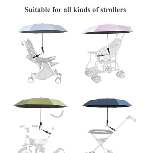 Nakazawa Universal Baby Parasol, Baby Stroller Sun Shade Sun Protection Sun Shade for Strollers, Waterproof Umbrella