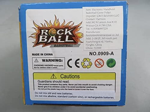 C&H Solutions Mini Basketball Game, Basketball Shooting Electronic Game, Handheld Shooting Games
