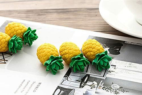 iMagitek 30 Pack Mini Pineapple Erasers for Kids Party Bag Favors and Classroom Prizes