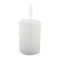 Bumkins Baby and Toddler Cups - Spill Proof Sippy Cup with Straw, Platinum Silicone, Holds 7oz