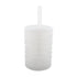 Bumkins Baby and Toddler Cups - Spill Proof Sippy Cup with Straw, Platinum Silicone, Holds 7oz