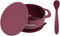 Bazzle Baby 3-Piece Silicone Suction Bowls with Lid and Spoon, BPA Free, for 4-36 Months