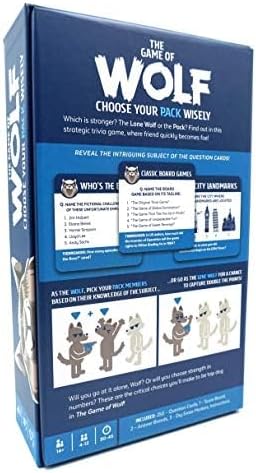 The Game of Wolf and Expansion Pack Bundle, Trivia Game for Friends, Families, and Teens