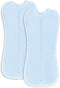 Comfy Cubs Swaddle Blanket Baby Girl Boy Easy Zipper Wrap 2 Pack