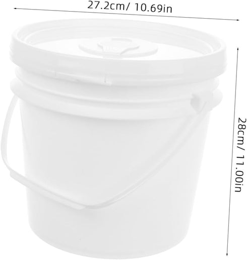 BESTYASH Portable Wipe Dispenser Bucket with Lid Refillable Wet Wipes Holder for Baby and Travel Compact Plastic Wet