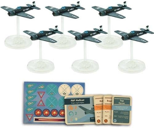 Warlord Blood Red Skies F6F Hellcat Squadron - 1:200 WWII Mass Air Combat Table Top War Game