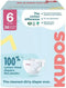 Generic Kudos Chlorine Free Premium Diapers, 100% Cotton-Lined (Select Size and Count) (Size