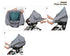 Manito Melange Infant Car Seat Weather Shield Universal-Fit, Clear Window, Windproof, Water-Repellent, Premium Baby Car