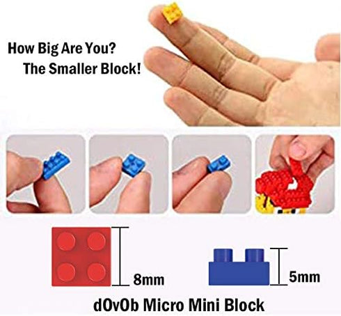 dOvOb Micro Mini Blocks Taj Mahal Building Model Set, 4000 Pieces Toys for Kids and Adults