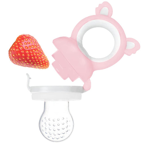 BUBA Pink Koala Fruit Carrier for Easy Feeding