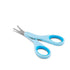 Chicco Nail Scissors for Babies, Stainless Steel with Curved Blades, Protective Case, Non-Slip Handle