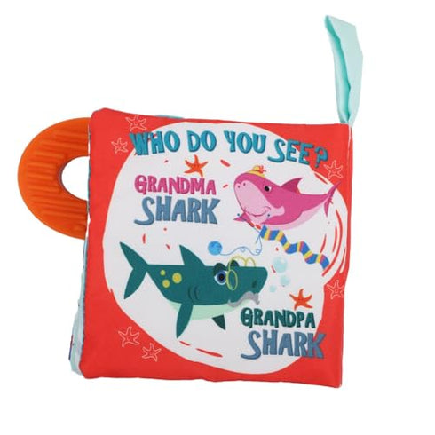 Set Crinkle Fish Baby Books & Elephant Teething Toy for Infants