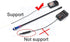Fielect 5-Piece Set RC Antenna Tube - Black with Silver Mount & Cap