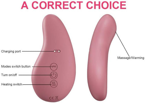 Lactation Massager, Deep Vibration & Rapid Heating for Clog Relief & Efficient Pumping, Breastfeeding Essentials