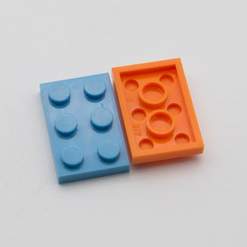 Classic Grey Plates Bulk, Dark Gray Plate 2x3, Building Plates Flat 100 Piece, Compatible with Lego Parts and Pieces: 2x3 Gray Plates(Color: Dark Gray)