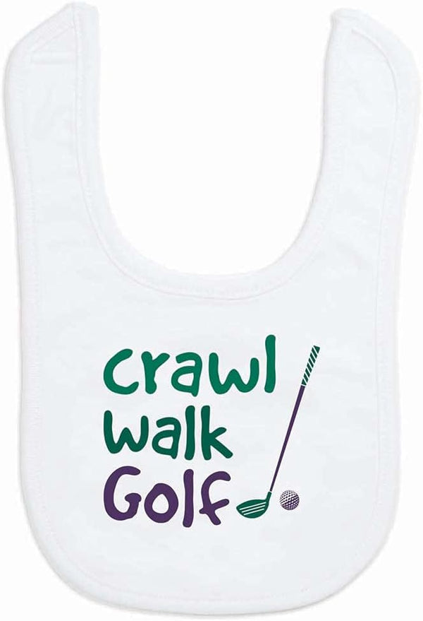 ChalkTalkSPORTS Golf Baby & Infant Bibs | Soft Microfiber Golfing Baby Bibs
