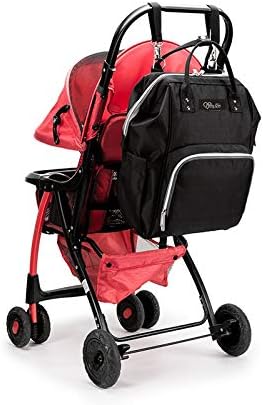 Mommy Milky Chic Diaper Bag- Waterproof USB Charging Port Stroller Straps Changing Pad