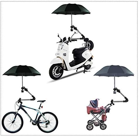 360° Adjustable Umbrella Holder for Stroller, Bike Umbrella Stretch Mount Stand Holder for Baby Stroller Pram Chair