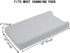 Changing Pad Cover for Baby Girl Boy, Comfort Diaper Change Table Pad Covers, Solid Color Changing Pad Sheets Removable