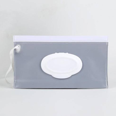 ZAAWUUT Portable Wet Wipe Dispenser Bag,Reusable Wipe Container Travel Holder, Napkin Storage Pouch with Sealed Zipper